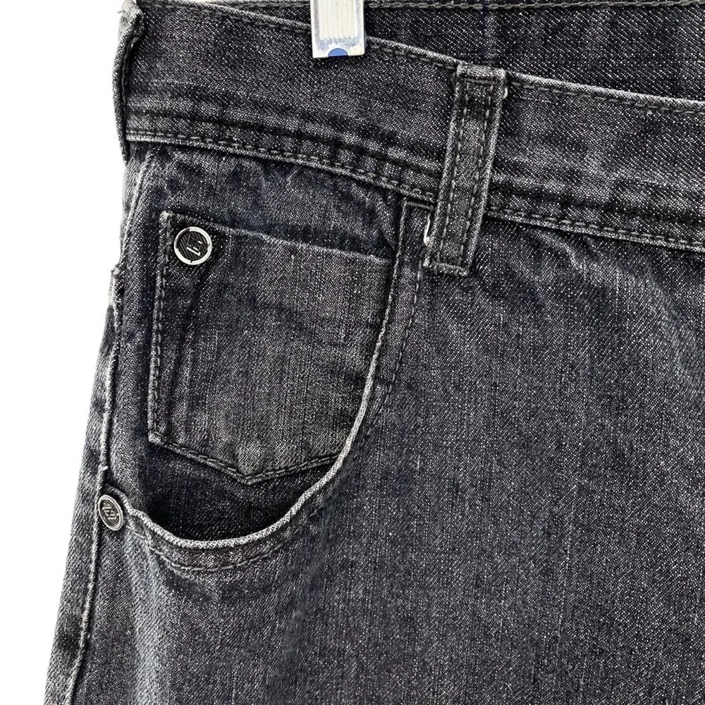 Enyce Men’s Faded Black Vintage Denim Jeans 38x32